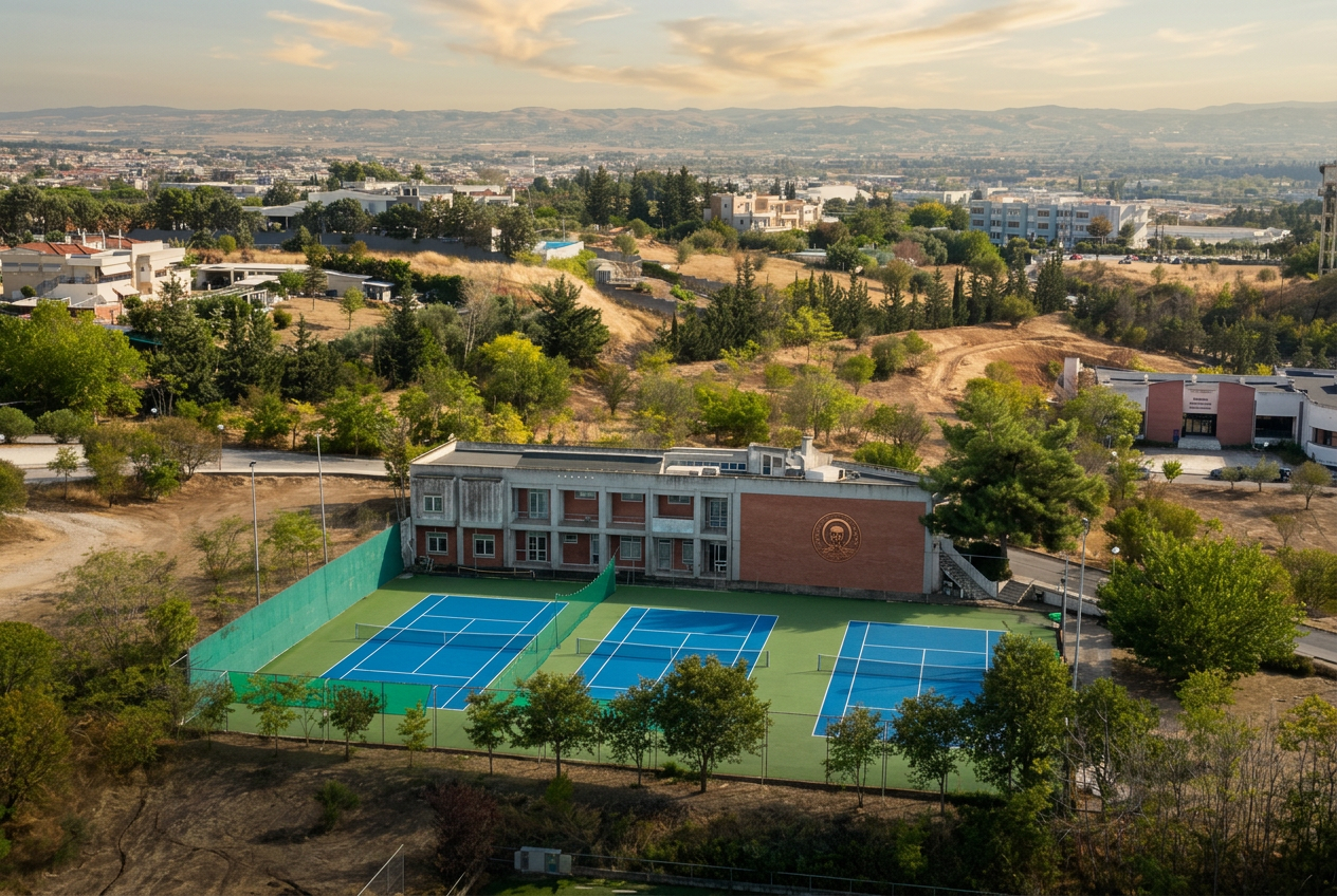 Indoor facilities, handball court